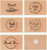 80 Kraft Rustic Envelopes, Stickers Thank You Notes Cards Bulk Set 4x6 inch