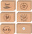 80 Kraft Rustic Envelopes, Stickers Thank You Notes Cards Bulk Set 4x6 inch