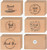 80 Kraft Rustic Envelopes, Stickers Thank You Notes Cards Bulk Set 4x6 inch