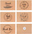 80 Kraft Rustic Envelopes, Stickers Thank You Notes Cards Bulk Set 4x6 inch