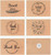 80 Kraft Rustic Envelopes, Stickers Thank You Notes Cards Bulk Set 4x6 inch