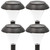 4 Pack Solar Garden Outdoor LED Stake Lighting Solar Pathway, Walkway, & Patio
