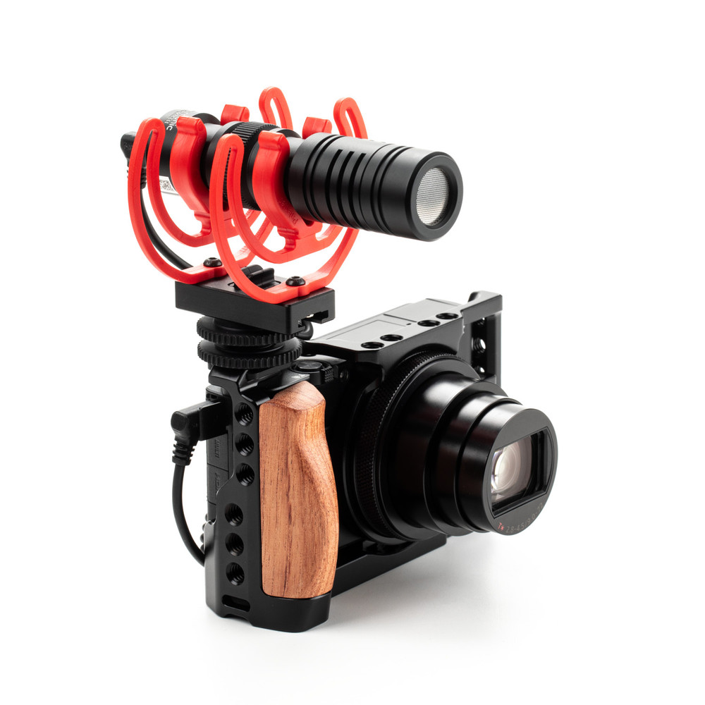 Vmic Mini II Camera-Mount Shotgun Microphone with Dual Rycote Lyre Suspension & Furry Windscreen