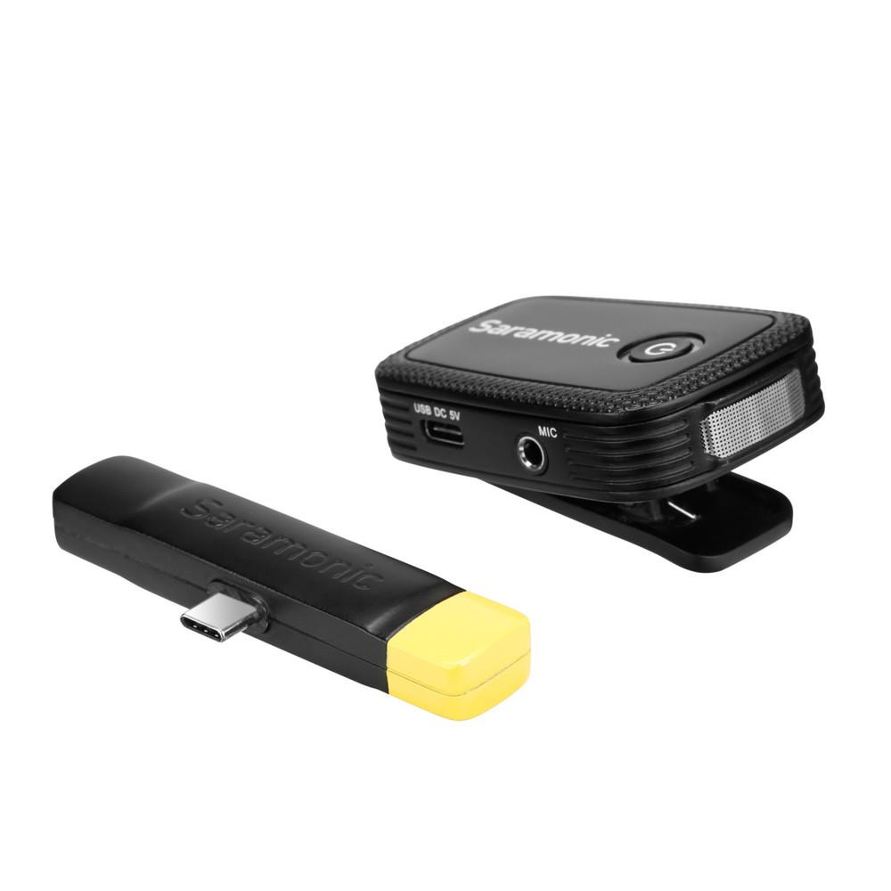 Blink 500 B5 Wireless Clip-On Mic w/ Lavalier & Dual Receiver for USB-C Mobile Devices & Computers (Open Box)