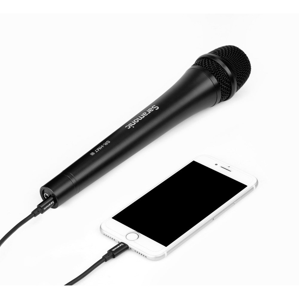 SR-HM7 Di Digital Dynamic Handheld Microphone w/ Lightning & USB Cables for iPhone, iPad & Computers (Open Box)