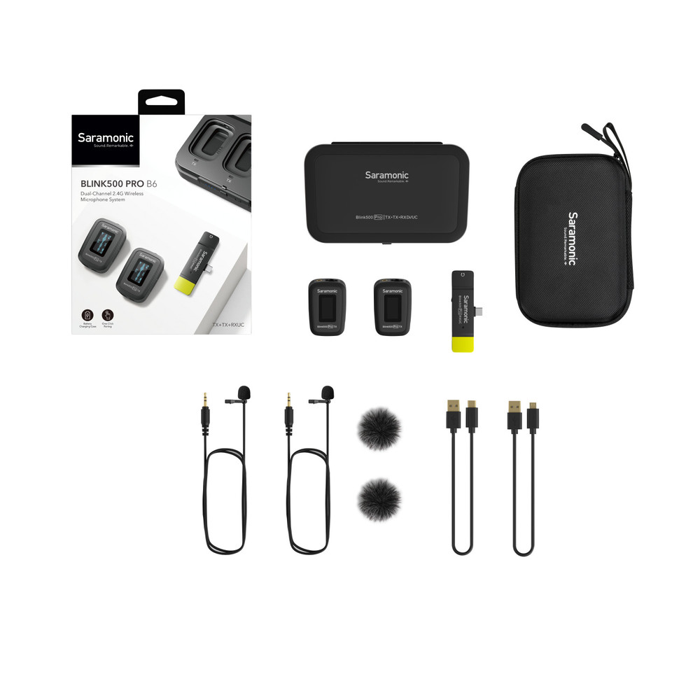 Blink 500 Pro B6 2-Person Wireless Mic w/ Lavaliers & USB-C Receiver for  Mobile Devices & Computers (Open Box)