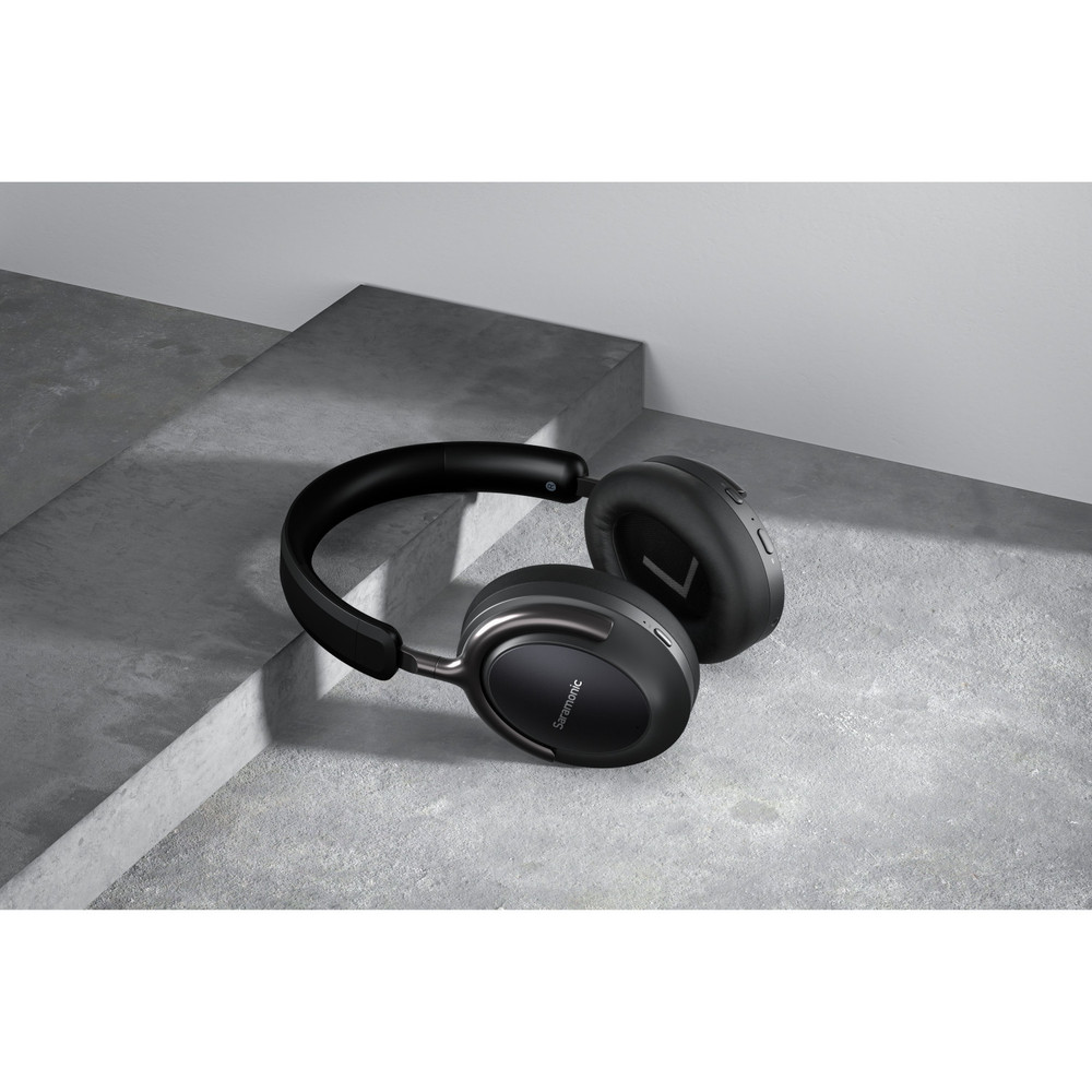 SR-BH900 Advanced BT 5.0 Noise-Cancelling Over-Ear Headphones w/ 40mm Drivers & Leather Earpads (Open Box)