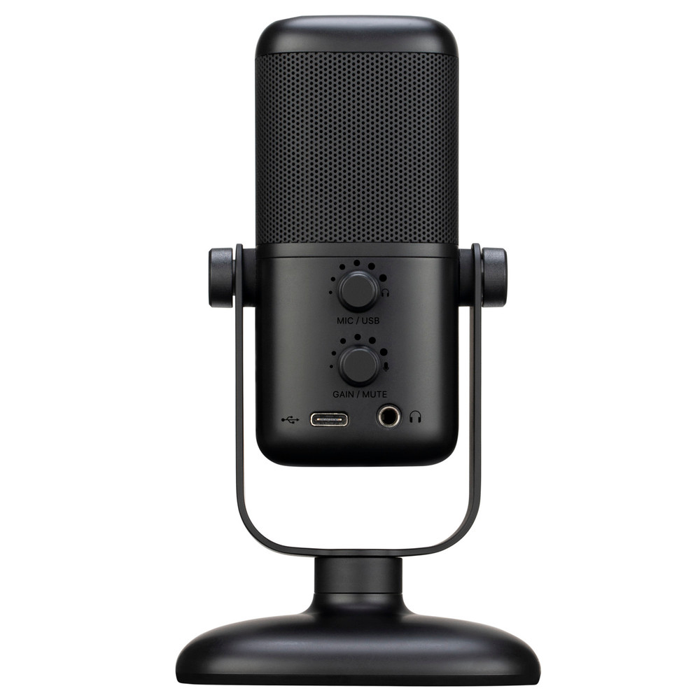 SR-MV2000 Large Diaphragm USB Studio Mic w/ Magnetic Stand, Headphone Out for Computers & Mobile (Open Box)