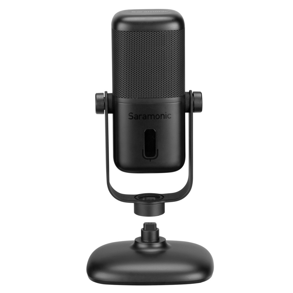 SR-MV2000 Large Diaphragm USB Studio Mic w/ Magnetic Stand, Headphone Out for Computers & Mobile (Open Box)