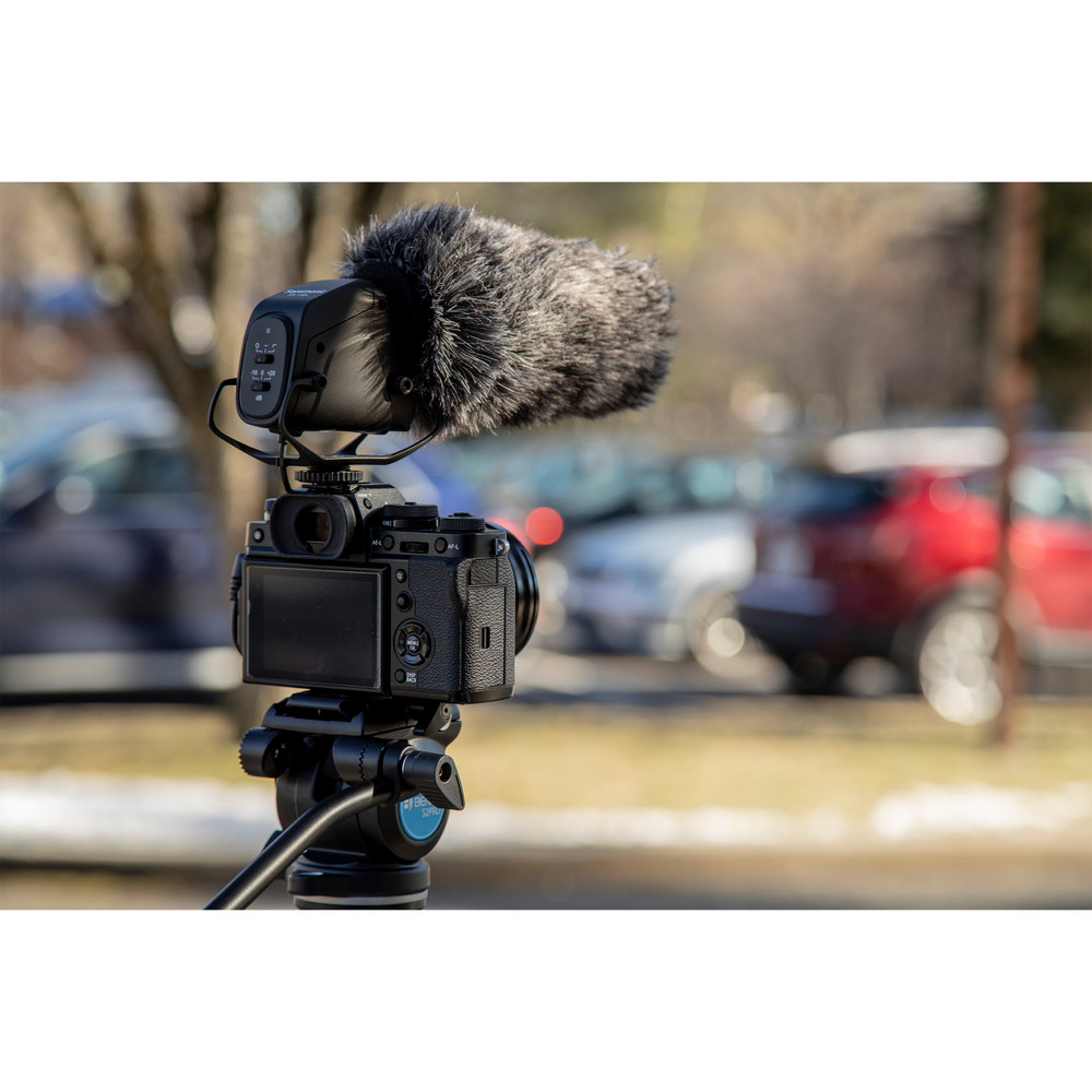 SR-VM4 AA-Powered Supercardioid On-Camera Shotgun Mic w/ 3-Stage Level Control & 75Hz Low-Cut Filter (Open Box)