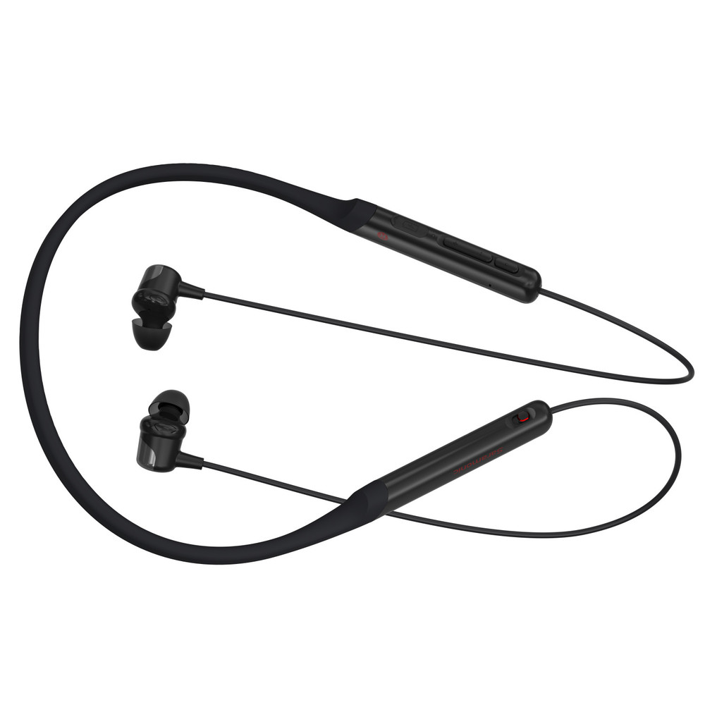 SR-BH5 Bluetooth Sports & Fitness Waterproof Headphones w/ Noise Cancelling, 12mm Drivers, Case (Open Box)
