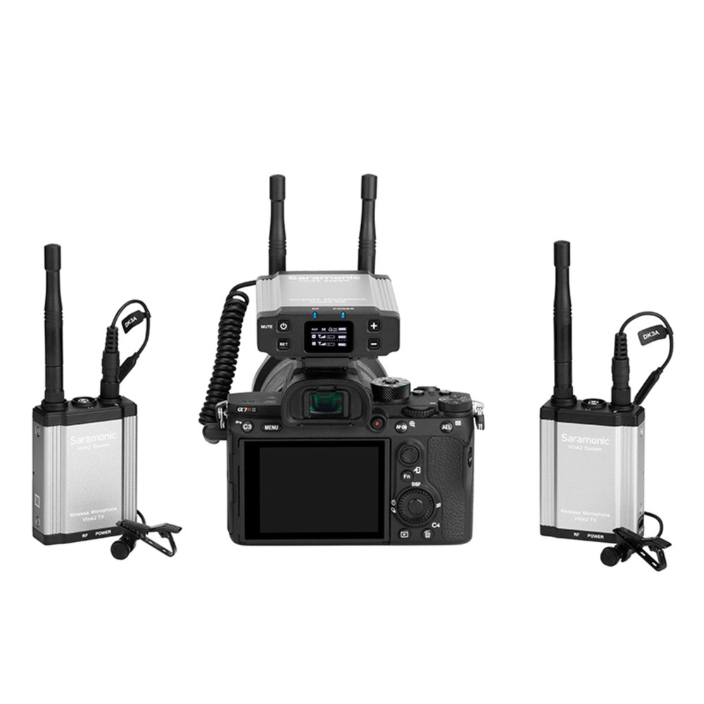 Vlink2 Kit 2 Two-Person Wireless Lavalier Mic System w/ IFB Talkback, DK3 Lavs, Hard Case & More (Open Box)