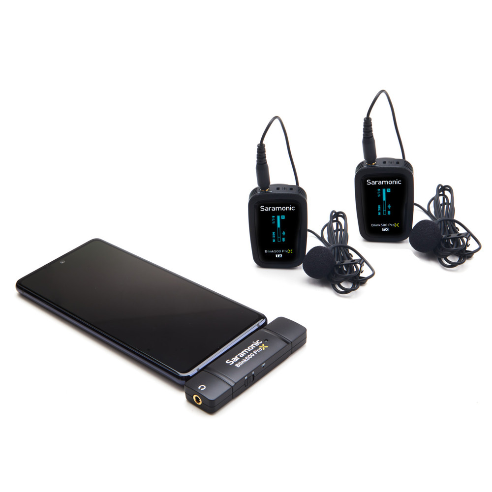 Blink 500 ProX B6 2-Person Wireless Mic System w/ Lavaliers & USB-C Receiver for Mobile & Computers