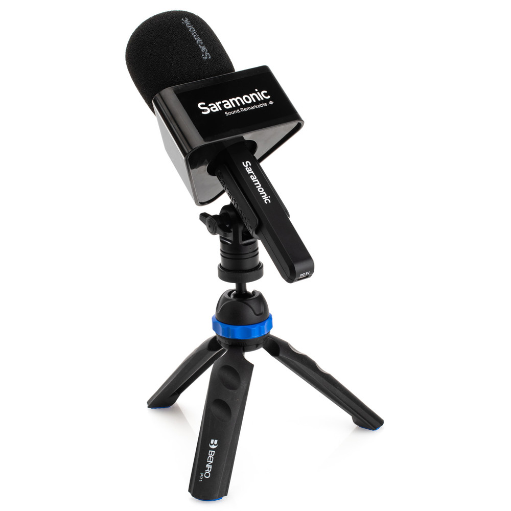 Blink 500 ProX HM Handheld Holder for Blink 500 ProX Transmitters w/ Windscreen, Mic Flag & Charging