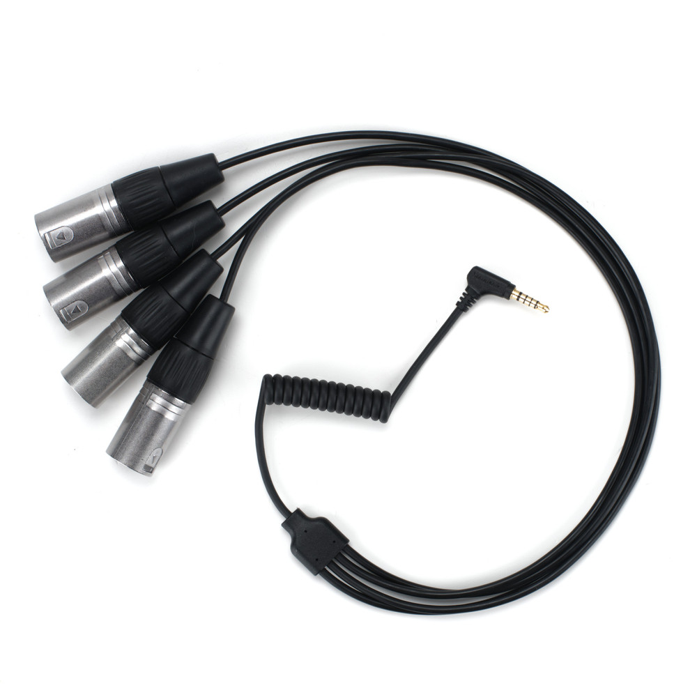 3.5mm TRRRS to 4x XLR Adapter | Saramonic