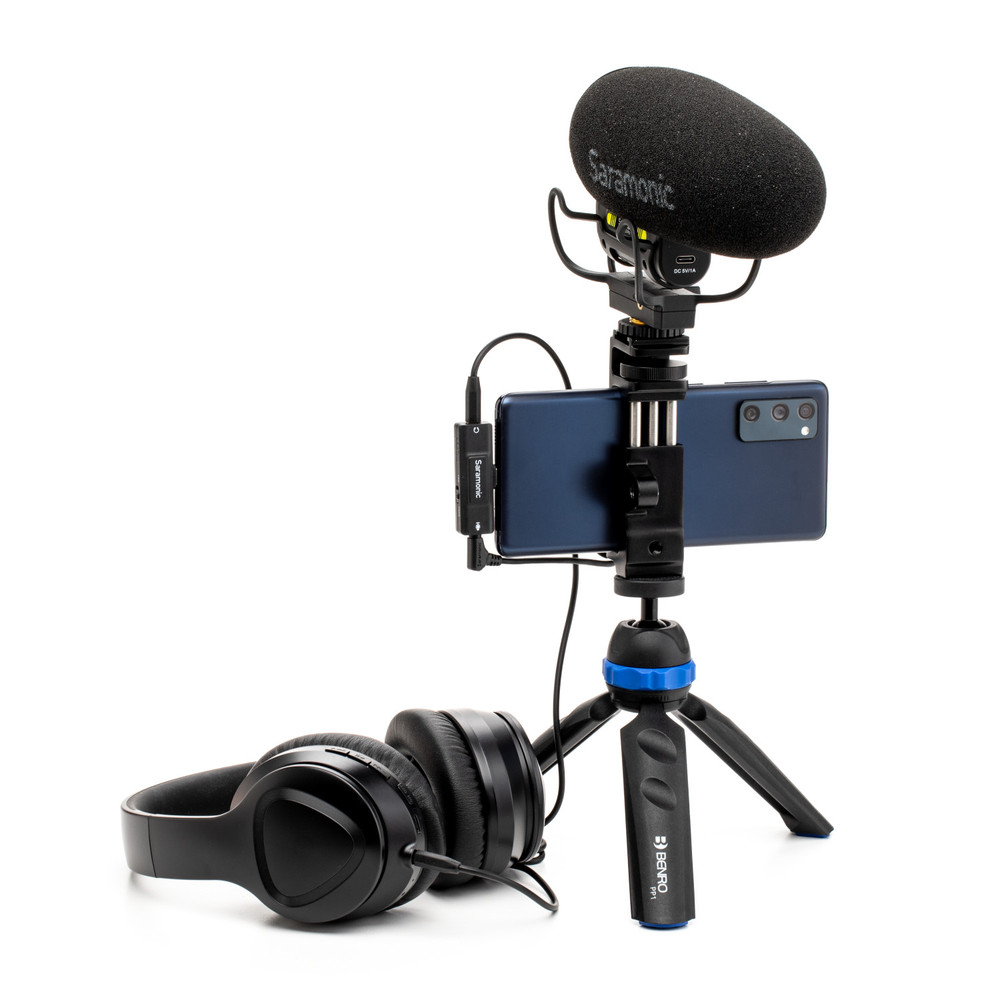 SR-EA2U USB-C Audio Interface w/ 3.5mm TRS / TRRS Mic In, Headphone Out for Mobile Devices, Computer (Open Box)