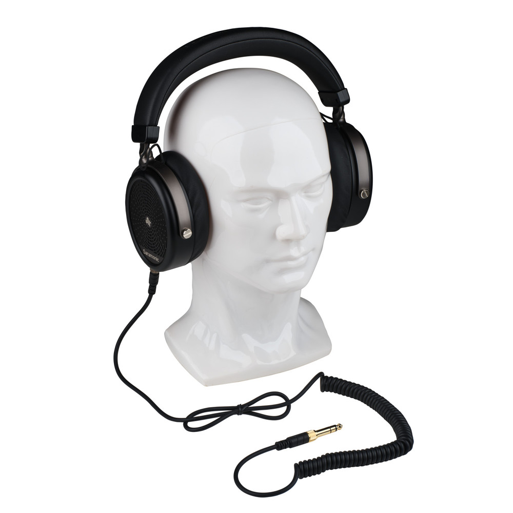 SR-BH700 Professional Circumaural Headphones w/ Coiled & Hi-Fi Cables, Leatherette & Velour Earpads