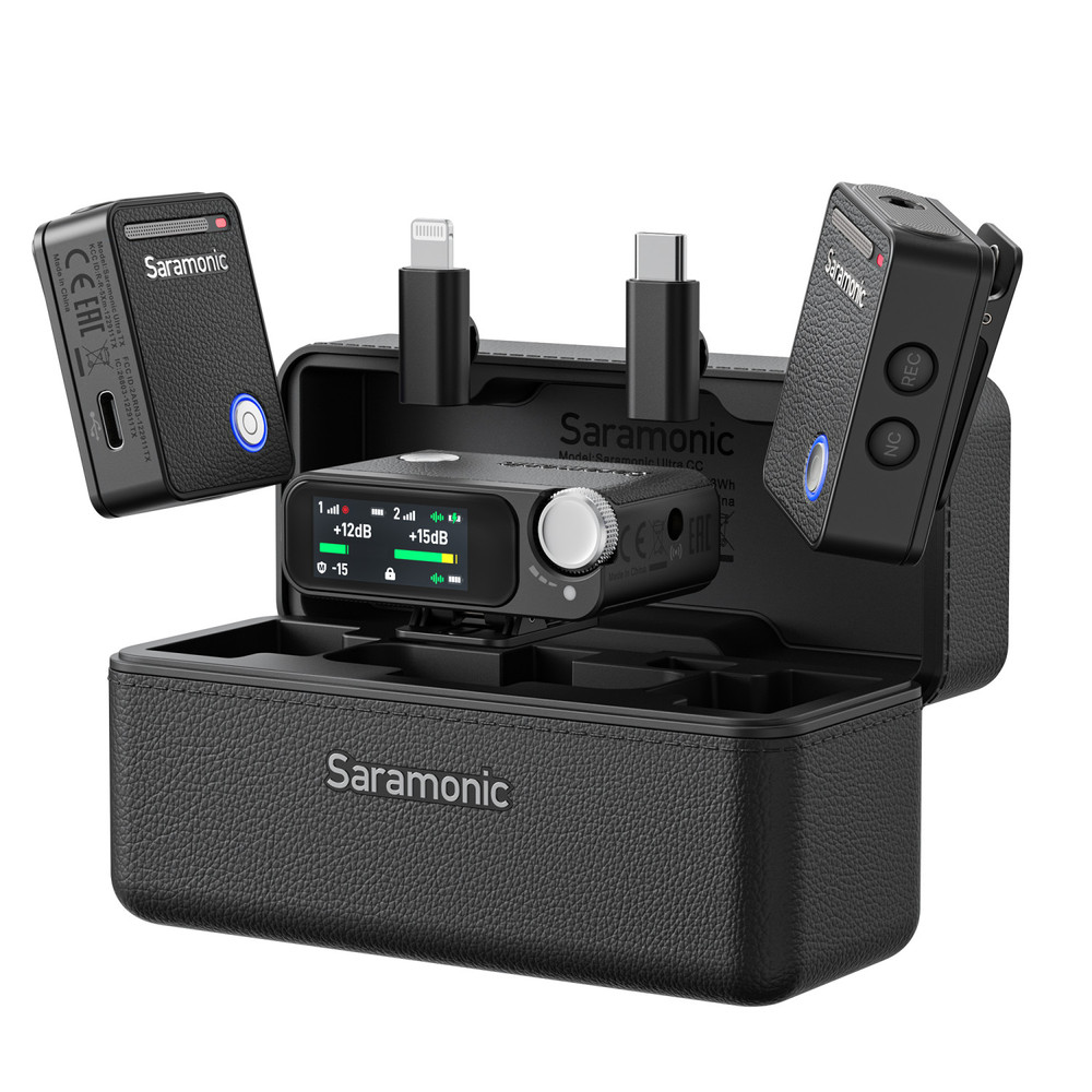 Saramonic Ultra ワイヤレスマイクシステム Unv 2xWL Mic,Lavs,32bit,TC (W) | Saramonic