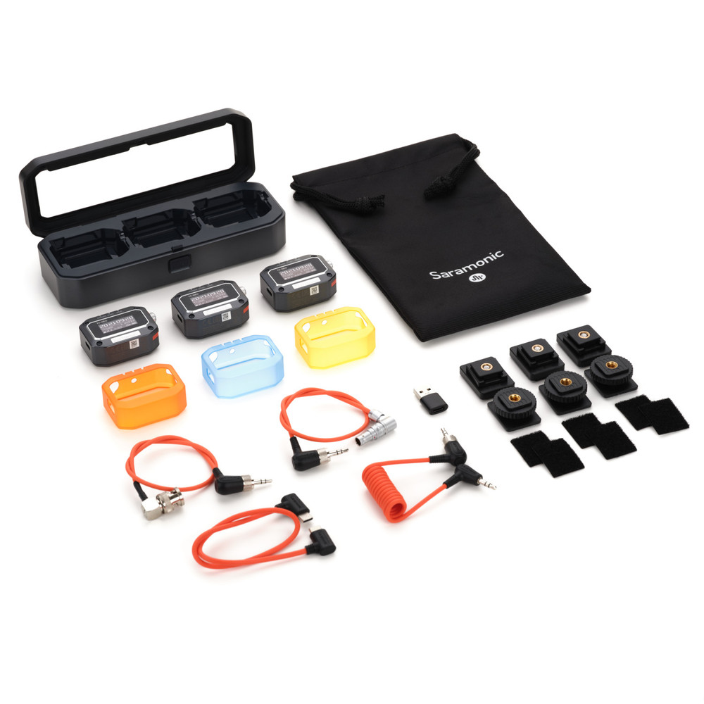 3x TC Gen, Case & 3x TC Cbls | Saramonic