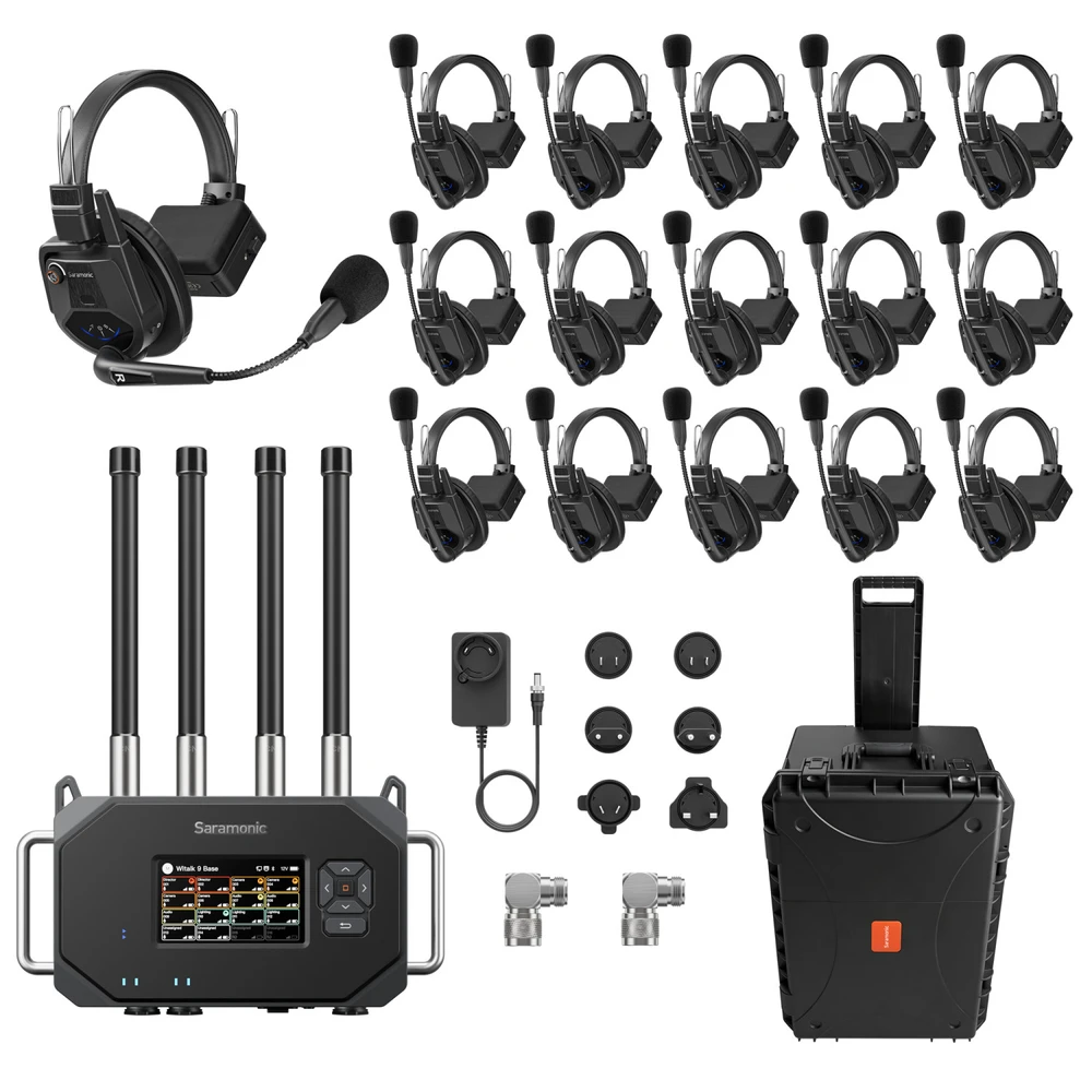 16x WiTalk9X & Base Sys G-Mnt | Saramonic