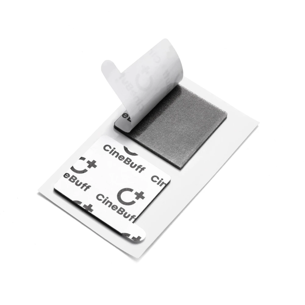 CineBuff Stickies | Soft Foam Padded Tape for Lavalier Mounting and Concealment (30-Pack)