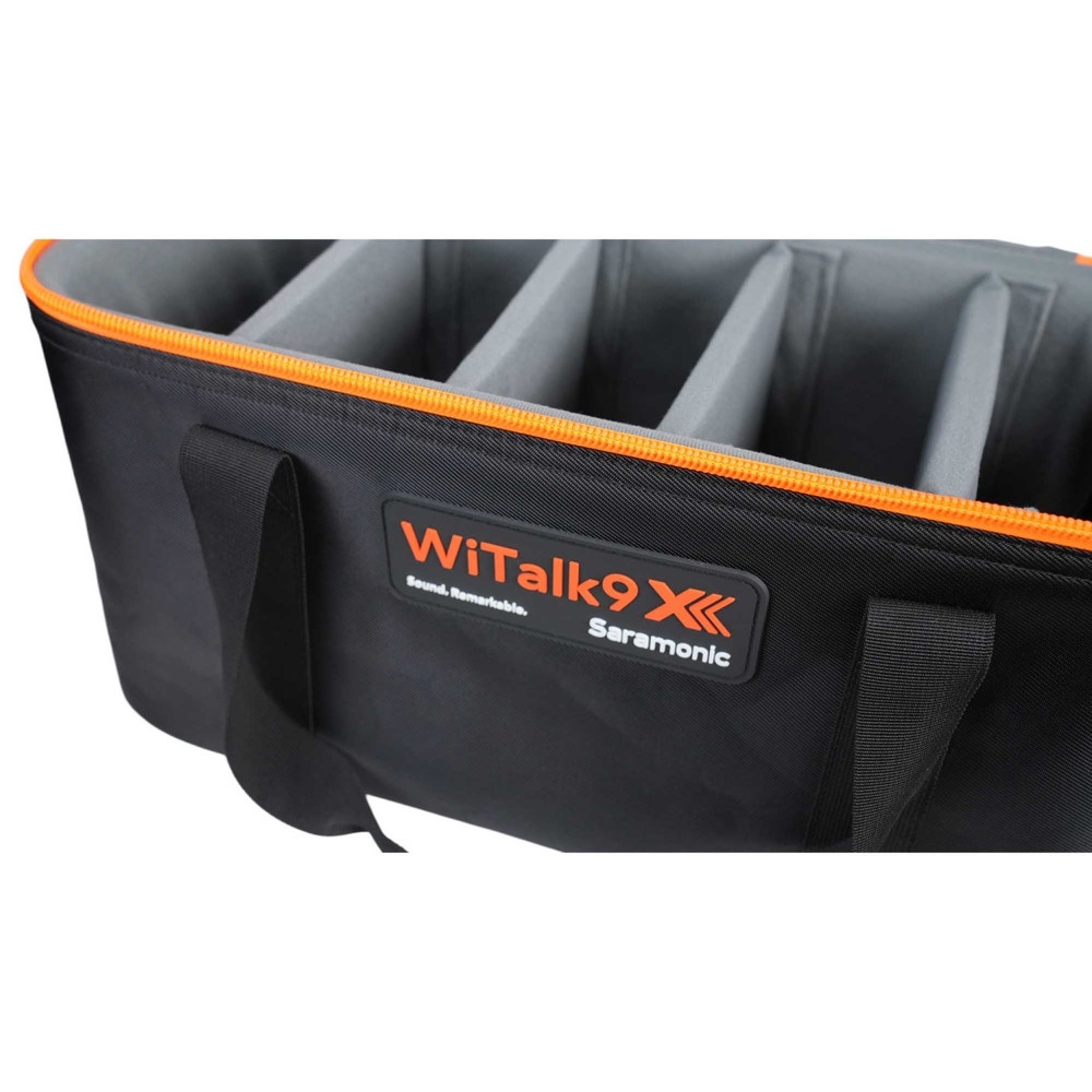 WITALK9X-CASE-S Premium Padded Carry Case for 3 to 5 Person WiTalk9X Wireless Intercom Kits (Small)