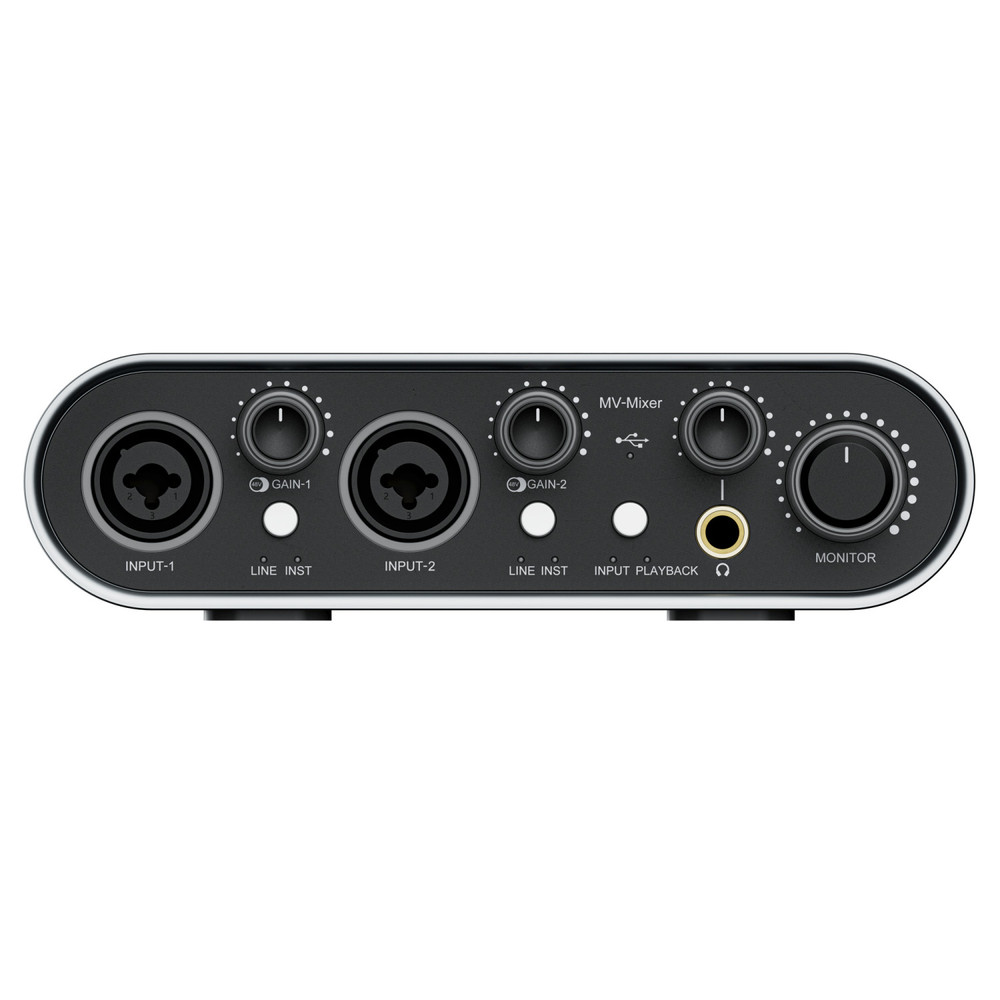 MV-Mixer 2-Channel XLR-1/4" USB Audio Interface (Open Box)