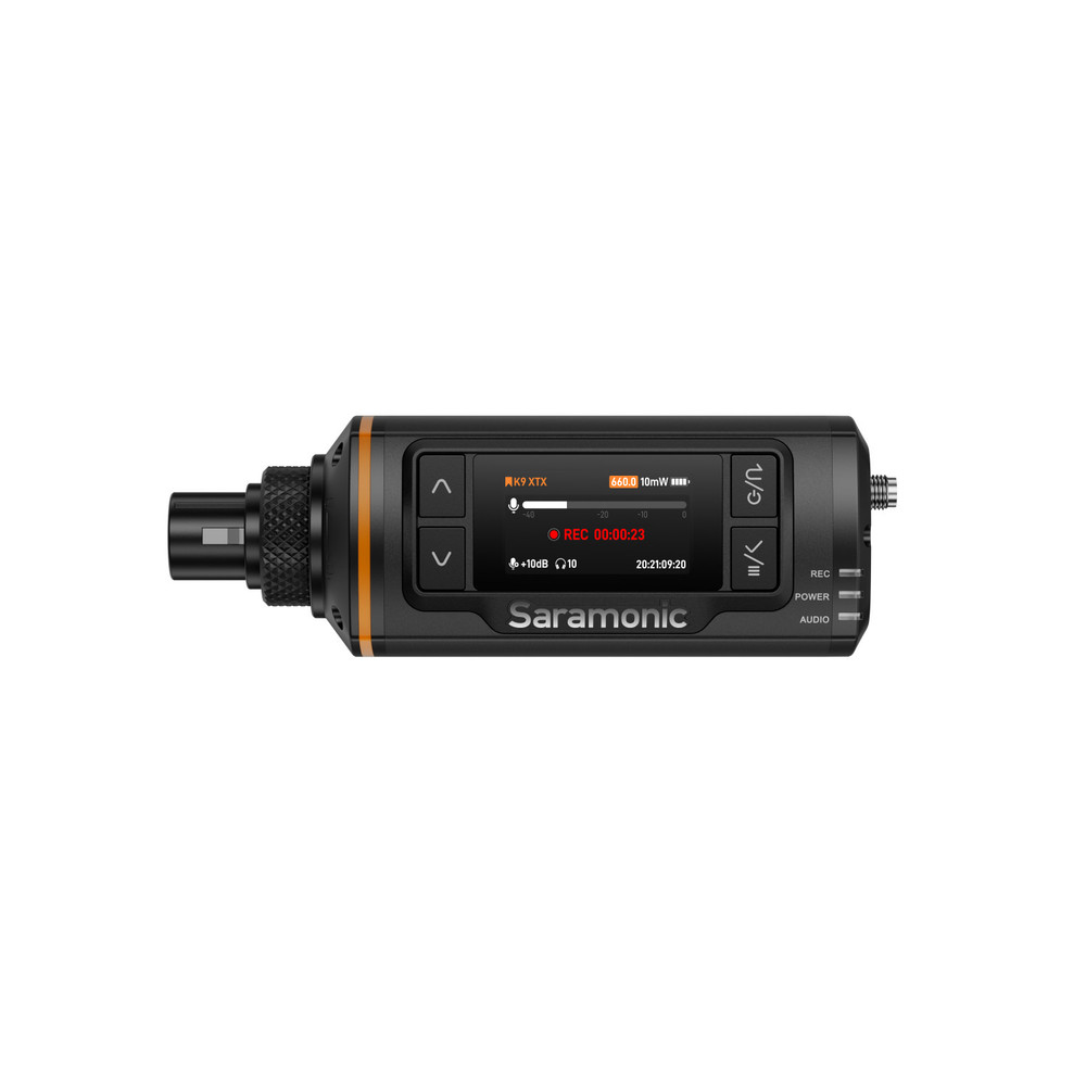 K9-XTX-US | Plug-On XLR Transmitter for Saramonic K9 Digital UHF Wireless System