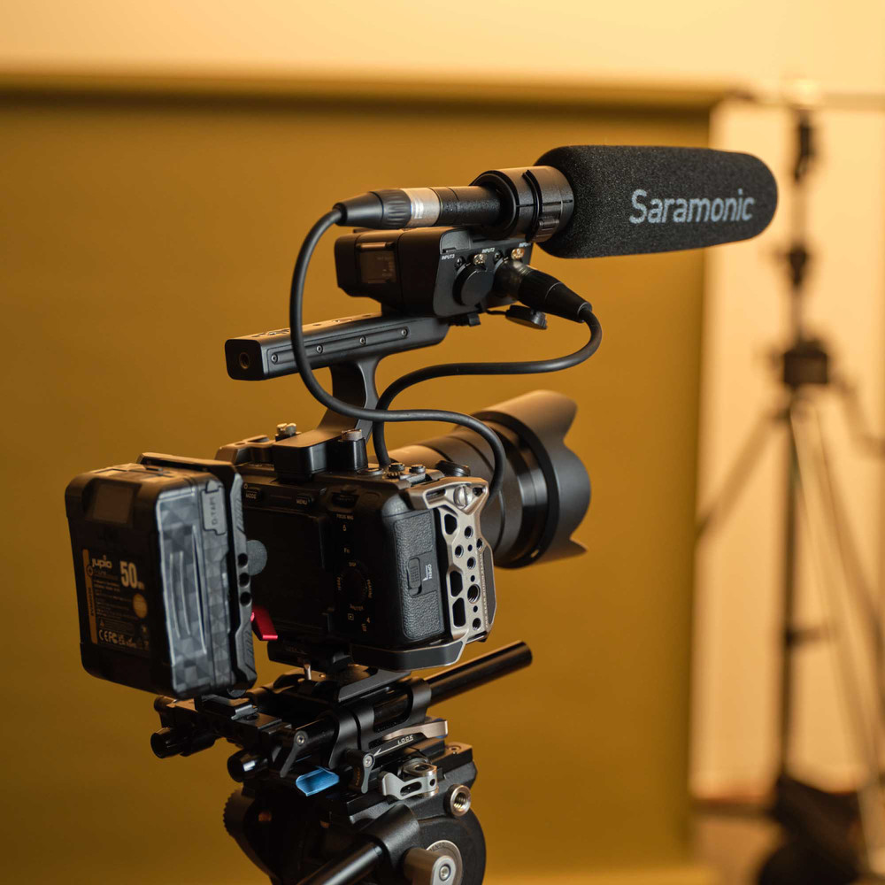 SG-Mic | Premium Supercardioid Shotgun Microphone with Windscreen, Mic Clip, XLR Cable & Case