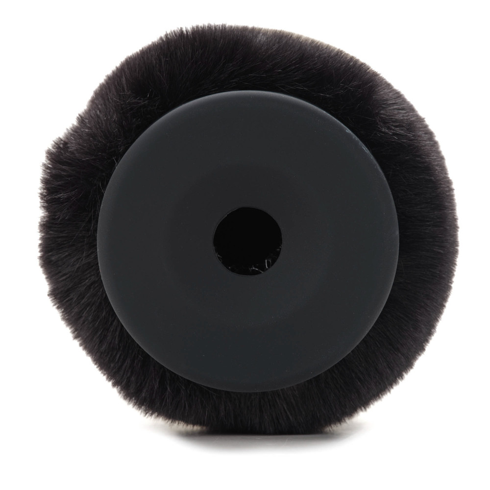 CineBuff Slide-On Furry Windshield for Mid-Sized Shotguns 17-24mm Diameter in Black