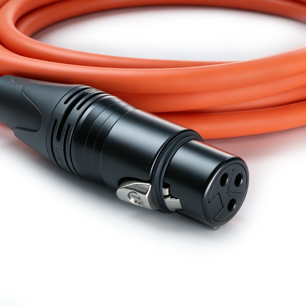 CineBuff CB-XLR-03 | Premium 3-Pin XLR Microphone Cable 9.84’ (3m) with Nuetrik XX Gold Connectors