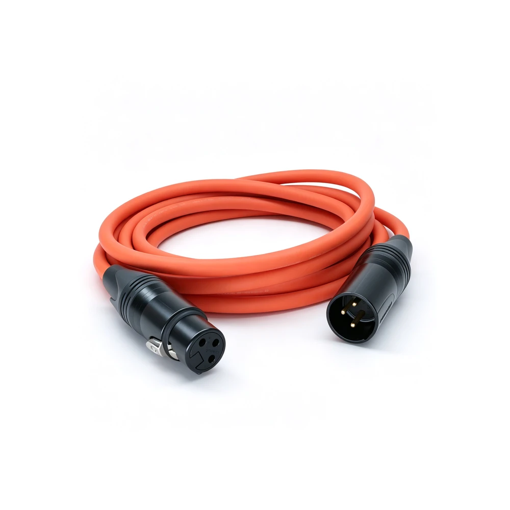 CineBuff CB-XLR-03 | Premium 3-Pin XLR Microphone Cable 9.84’ (3m) with Nuetrik XX Gold Connectors