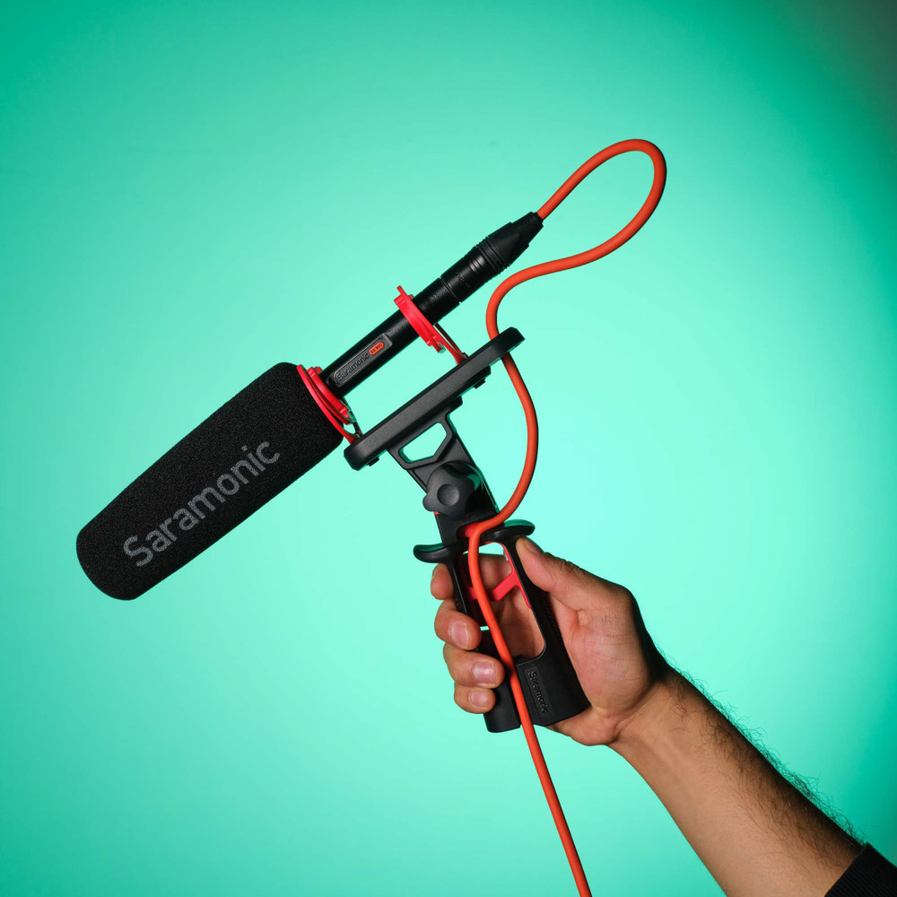 SR-MSE | Pistol Grip Shock Mount with Dual Rycote® Lyre® Mounts and Integrated Cable Management