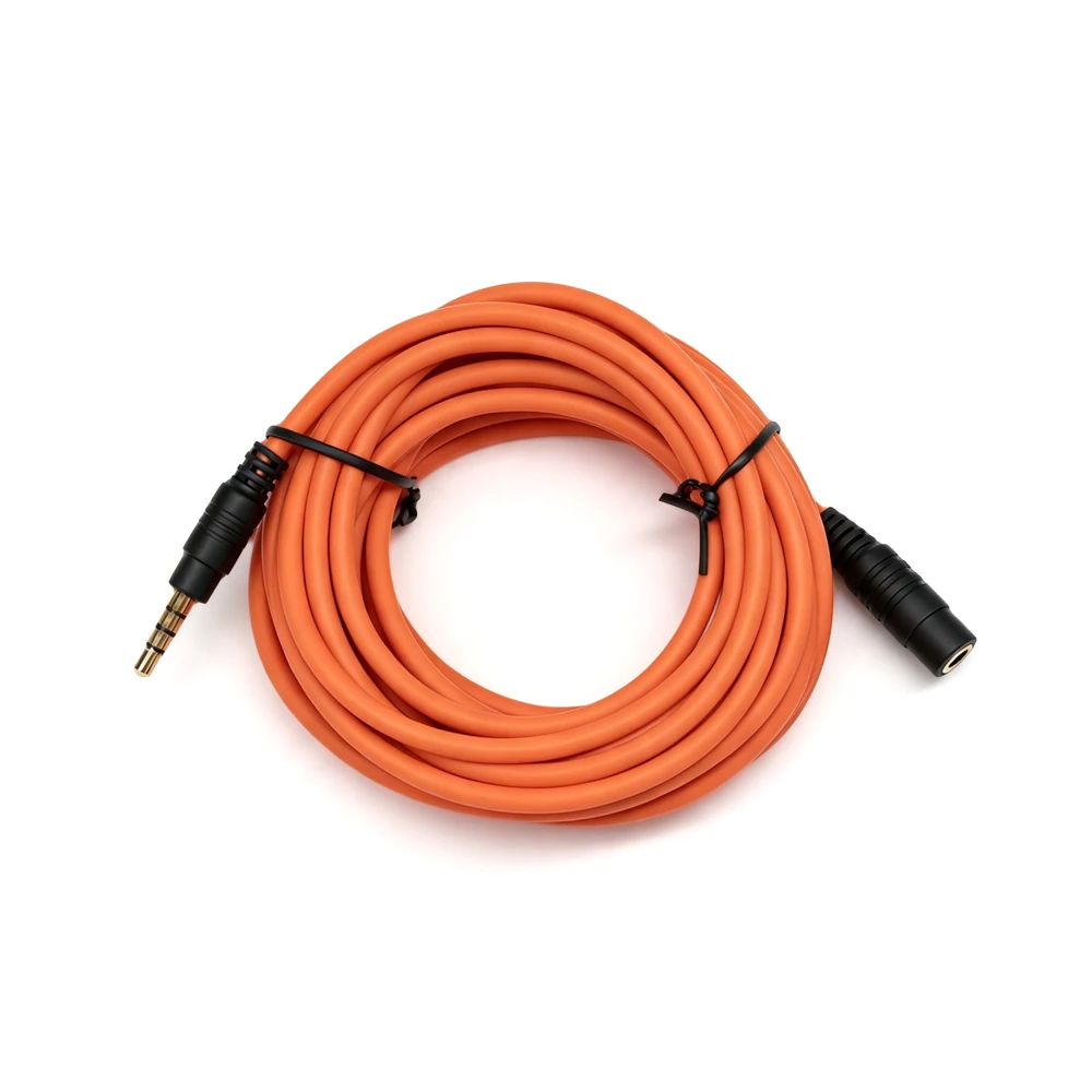 CineBuff CB-TRRS-EX-5 | 16.4' (5m) 3.5mm TRRS Audio Extension Cable for Microphones & Headphones