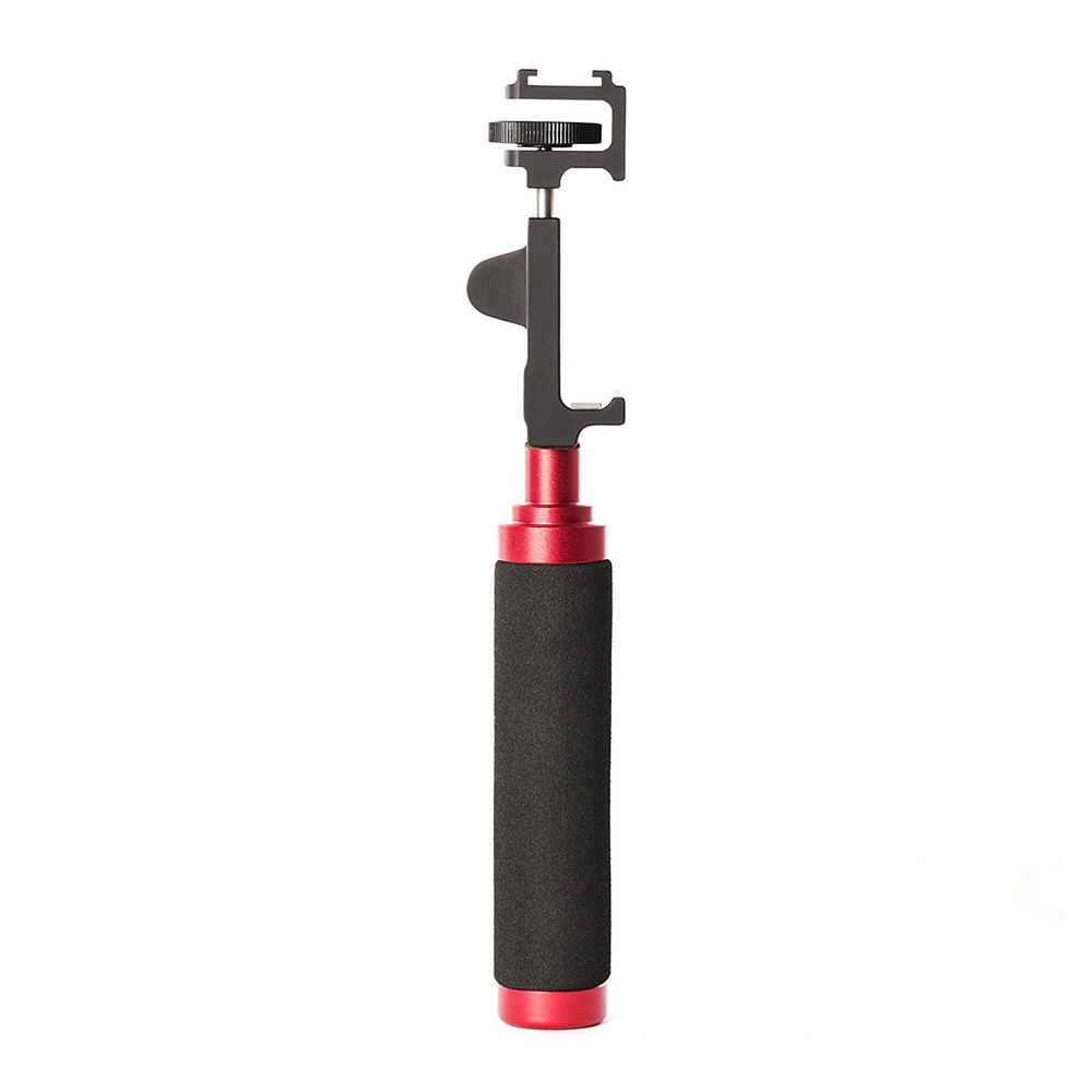 SR-BSP1 Aluminum Smartphone Holder w/ Handle & Cold Shoe for Mic, Lighting & Accessory Mounting