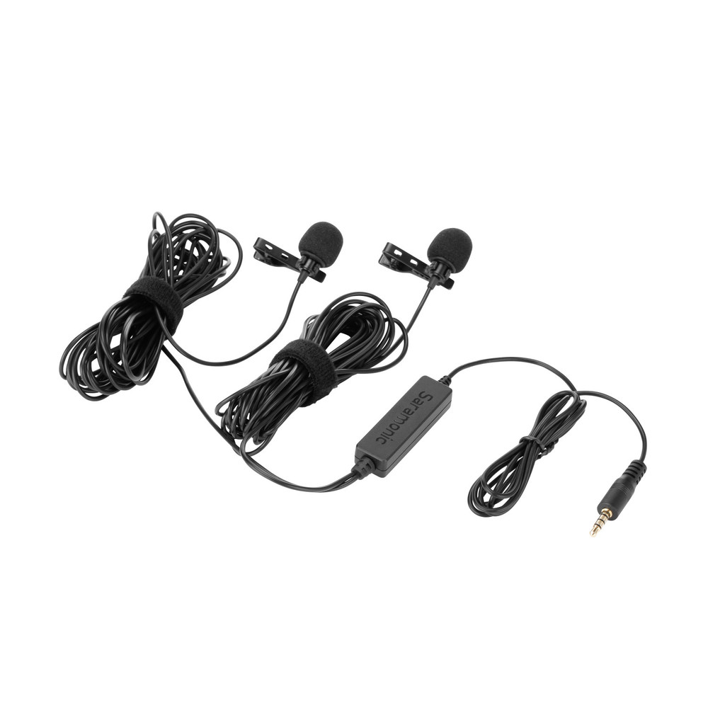 Lavalier Microphone with 2 Microphone Capsules | Saramonic