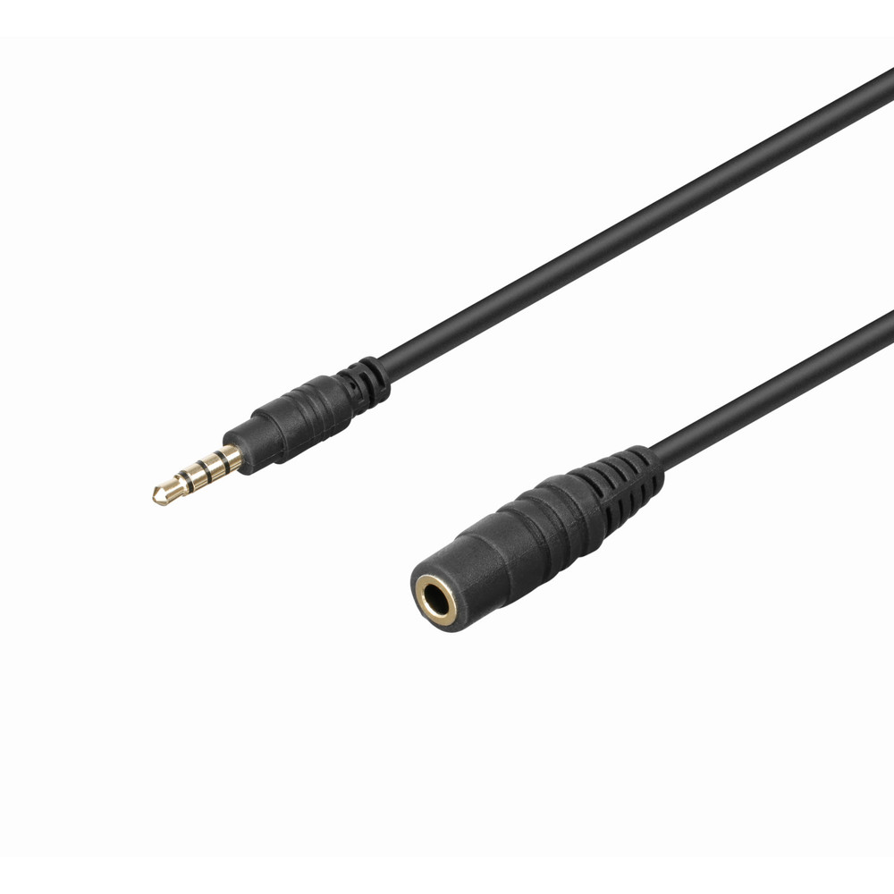 SR-SC5000 16.4’ 3.5mm TRRS Mic, Headphone & Audio Extension Cable for Cameras, Mobile, Computers