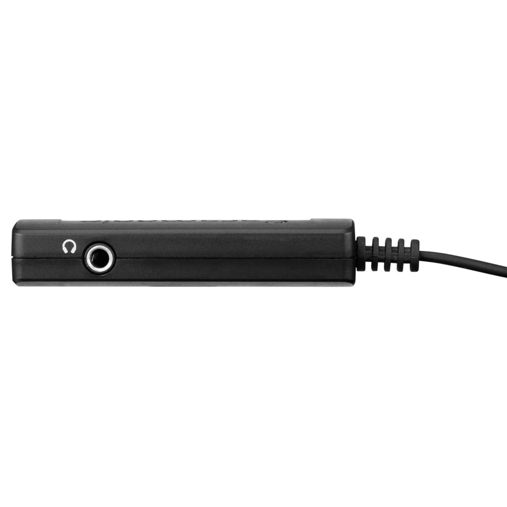 LavMicro+DC Universal Digital Lavalier (Lightning, USB-C & USB-A) w/ Headphone Out & Level Control