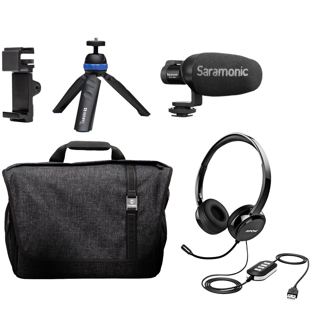 Home Base Personal Audio/Video/Telecommunications Kit for Working from Home or On the Go