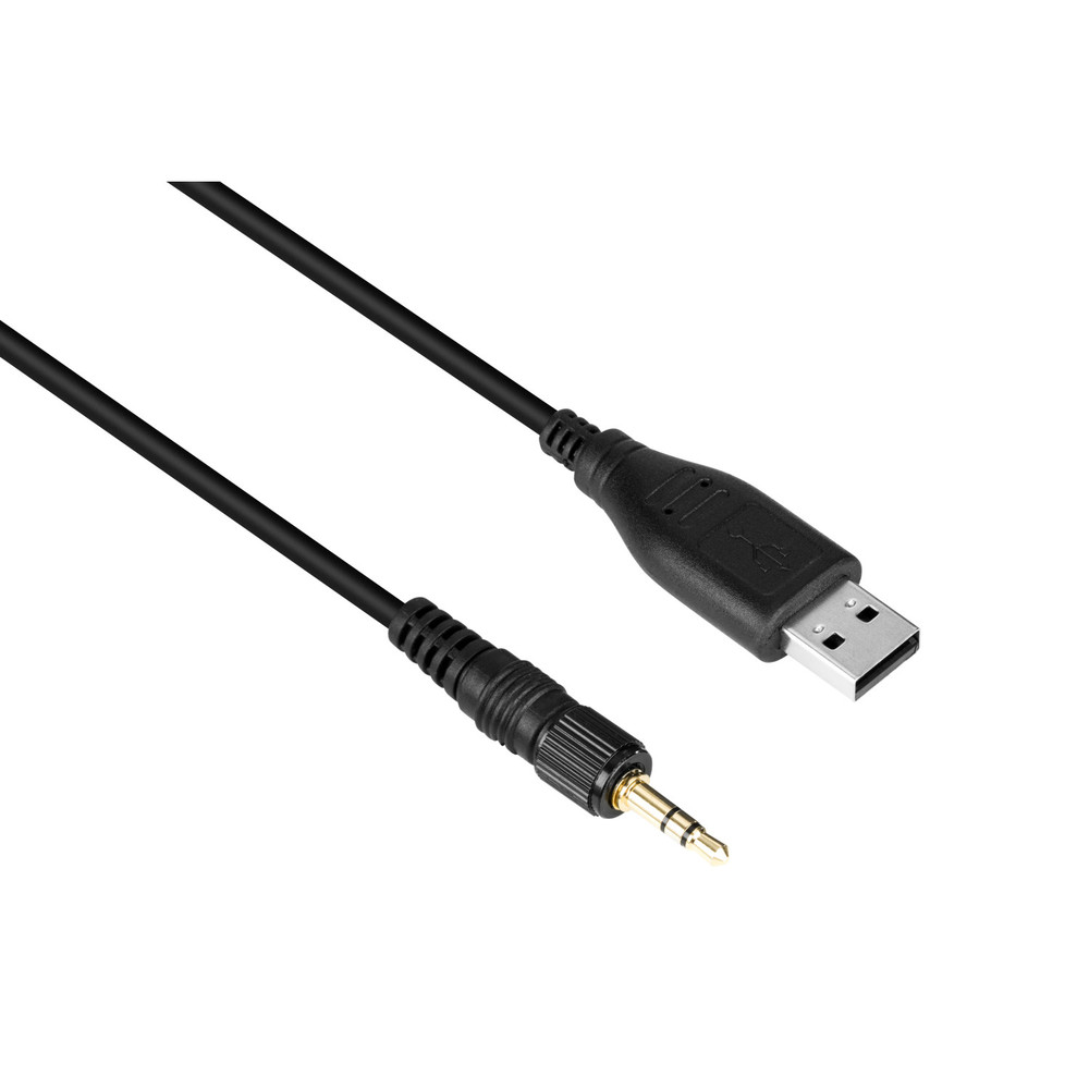 USB-CP30 Locking 1/8” (3.5mm) TRS to USB-A Output Cable with A-to-D Converter for Mac & PC Computers