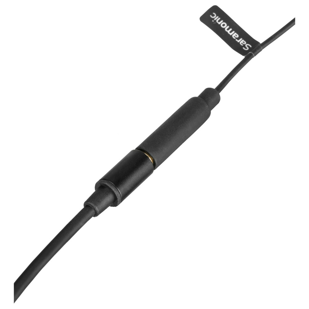 LavMicro U1A Ultracompact Clip-On Lavalier Microphone with Lightning Connector for Apple iPhone, or iPad with a Built-in 6.6' (2m) Cable