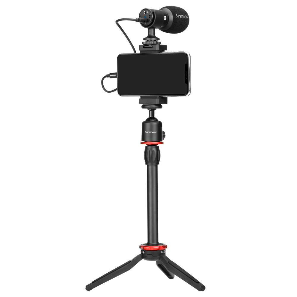 Live Streaming Kit  Camera for Vlogging Video Maker Kit Microphone  for iPhone Video Recording with Light + Microphone + Tripod + Phone Holder