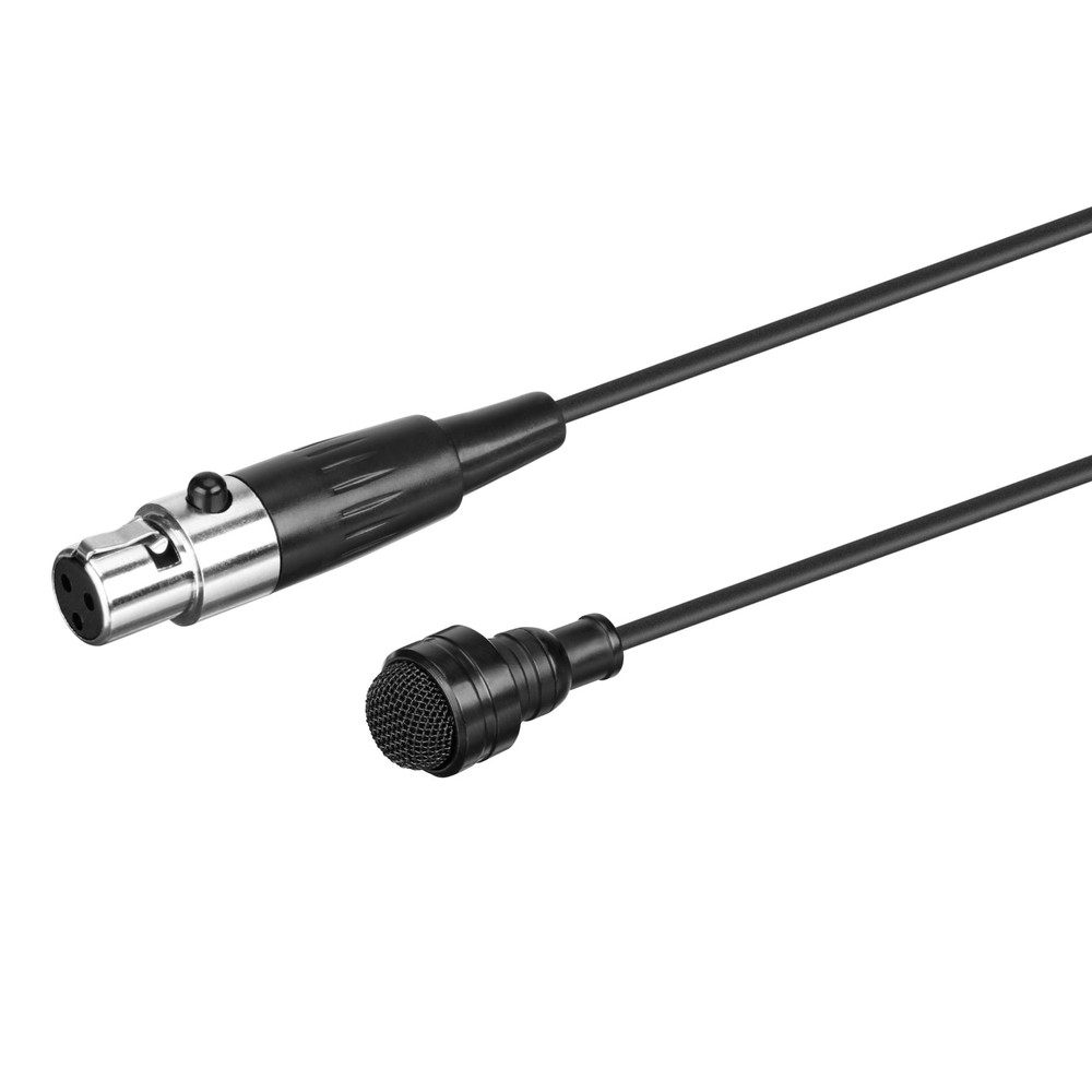 Lavalier Micrófono de solapa compatible con transmisor inalámbrico AKG  Samson - Micrófono condensador unidireccional - Mini XLR TA3F Plug