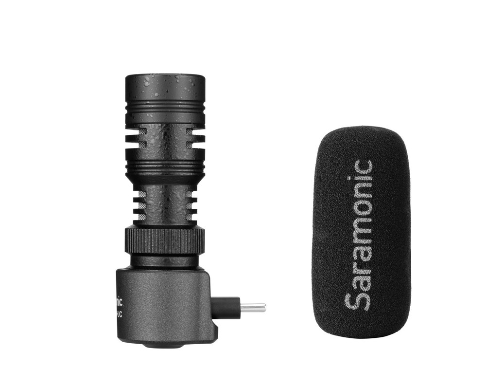 Lightweight smartphone Microphone with USB Type-C output | Saramonic