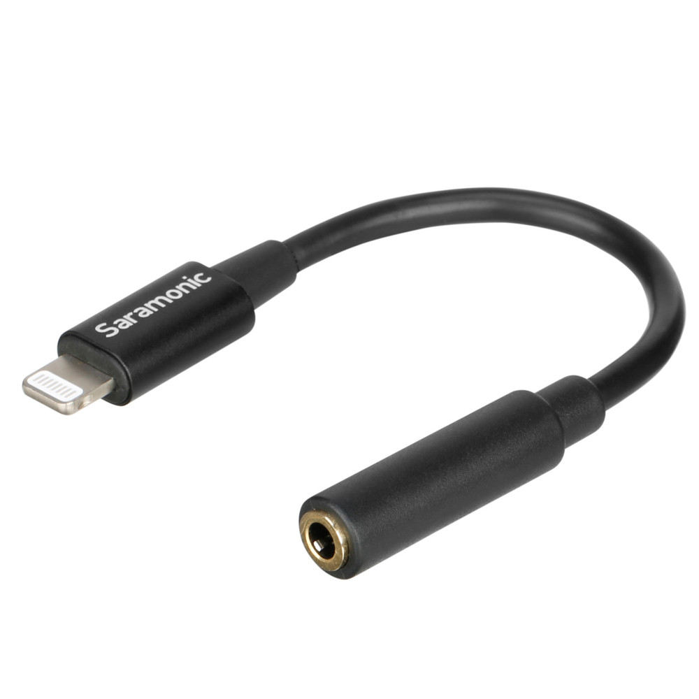 SR-C2002 Female 3.5mm TRRS to Lightning Adapter w/ Headphone Out & Mic & Audio In for iPhone & iPad SR-C2002 Female 3.5mm TRRS to Lightning Adapter w/ Headphone Out & Mic & Audio In for iPhone & iPad