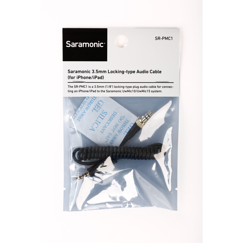 sara*＊ Locking 3.5mm cable f/ iOS dev | Saramonic