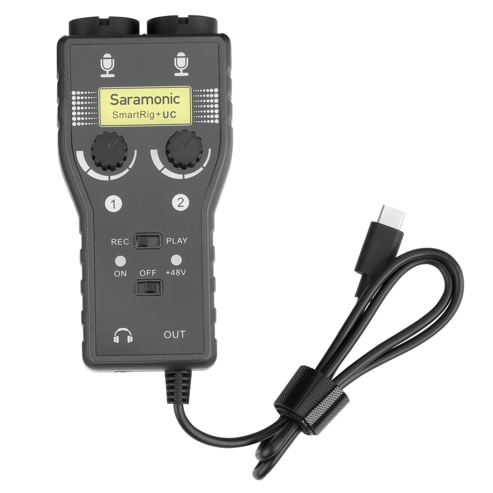 SmartRig+UC 2-Ch USB-C Audio Interface with XLR, 1/4 & 3.5mm Inputs for  Mobile Devices & Computers (Open Box)