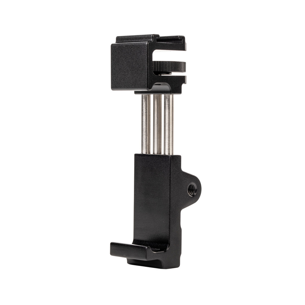 SR-BSP1C Aluminum Smartphone Holder for Tripods & Handgrips w/ Cold Shoe Accessory Mounting