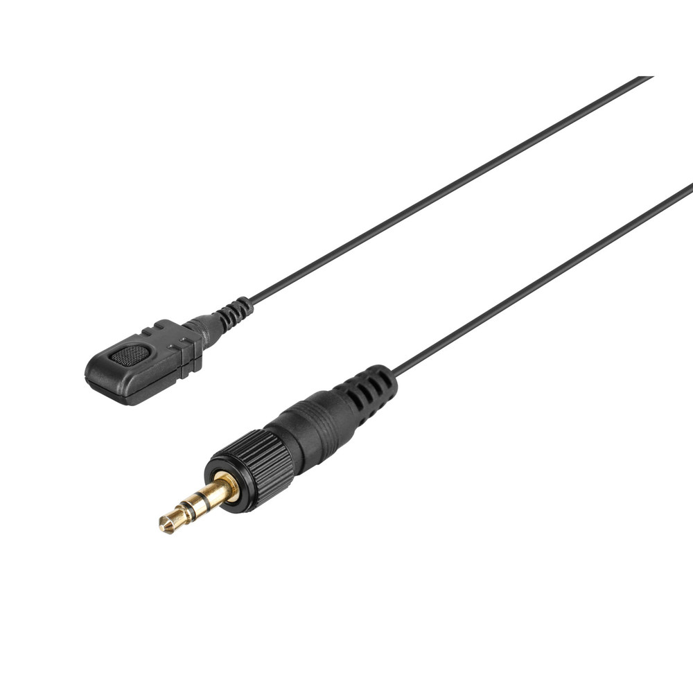 DK4B Professional Broadcast Omnidirectional Lavalier Microphone for Sony UWP, UWP-D and WRT Wireless Transmitters with Locking 3.5mm Input