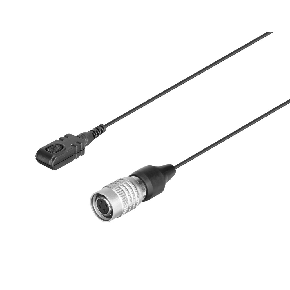 DK4C Broadcast Omnidirectional Lavalier Microphone with 4-Pin Hirose for Audio-Technica Transmitters